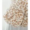 Used Snow leopard pattern boa muffler, handmade, fluffy and cozy, akaneko boa, cat, stole, animal boa, snood, Bengal, leopard