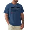 customs tees T-shirts for cotton customizeds vintage korean fashion tall t shirts Waiting for Duran T-Shirt