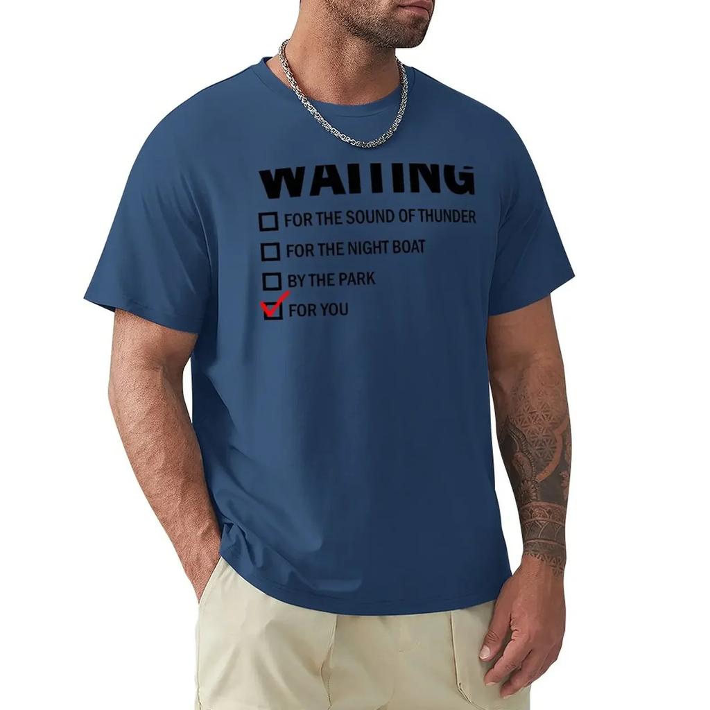 customs tees T-shirts for cotton customizeds vintage korean fashion tall t shirts Waiting for Duran T-Shirt