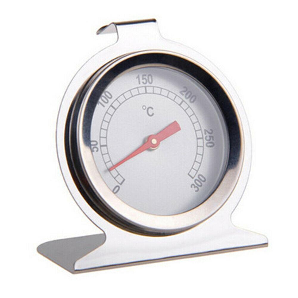 Oven Thermometer 0-300 Degrees Stainless Steel Oven Thermometer Kitchen Baking Tool Mini Dial Stand Up Temperature Meter