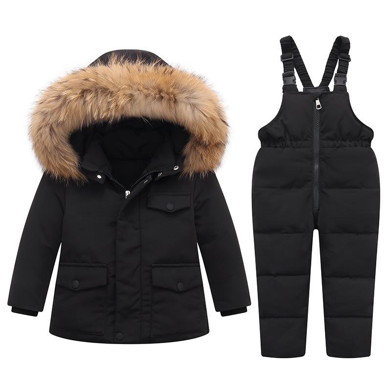European & American Style Children's Thickened Winter Down Suit for 1-5 Year Old Girls & Boys