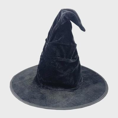 Retro Lolita Halloween Witch Hat: Black Magician Wizard Hat for Women
