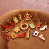 Oil-Dripping High Heel Skirt Pendant for DIY Necklaces and Bracelets