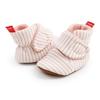 MYGGPP Autumn and Winter Striped Cotton Shoes Cotton Boots Baby Shoes Warm Shoes Baby Shoes Toddler Shoes