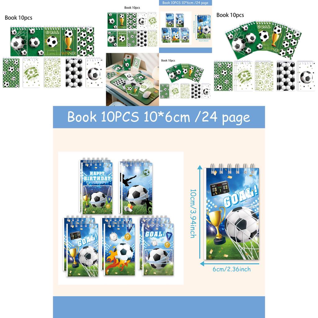 Soccer World Cup Childrens Notebooks Collection With Paper Pages For Party Supplies And Study Notes