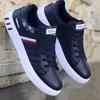 Fashion Luxury Men's Sneakers Autumn New Leather Casual Shoes Lace Up Walking Flats Original Designer Vulcanized Shoes for Men Tenis2024