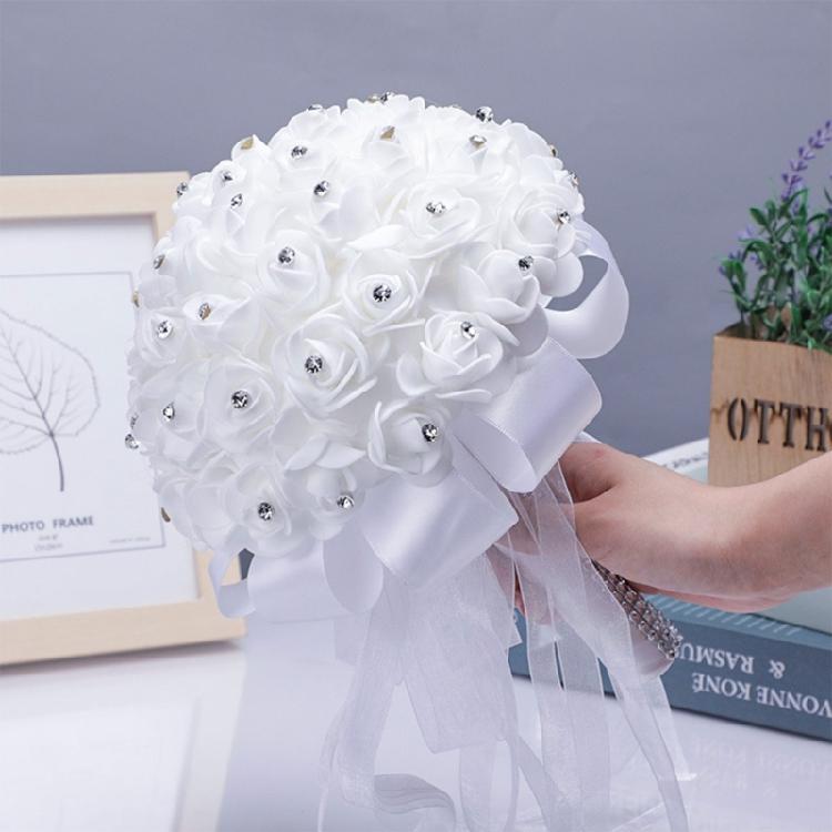 Artificial Flower Bouquet Simulation PE Foam Wedding Flower Arrangement Decor