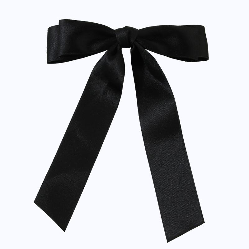 Long Ribbon Bowknot Barrettes Bow Hair Clip Girls Hair Clips Hair Shaping Tool