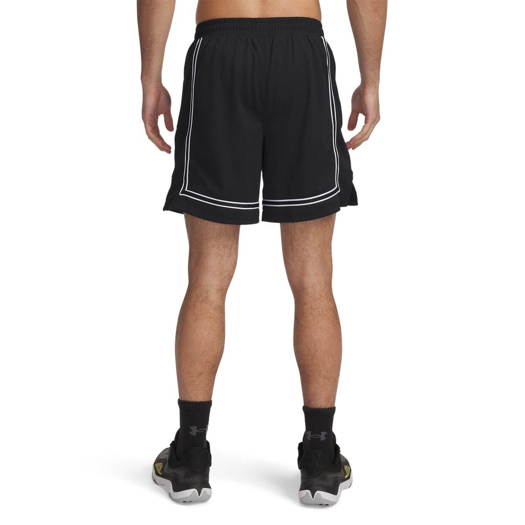 Under Armour Zone Pro 7 Inch Mesh Color Block Fashion Versatile Breathable Sports Shorts Men Shorts Black 1387089-001
