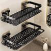 Waterproof Wall-Mounted Shelf Rack Thicken Cosmetic Storage Box Durable Toilet Shelf  Home