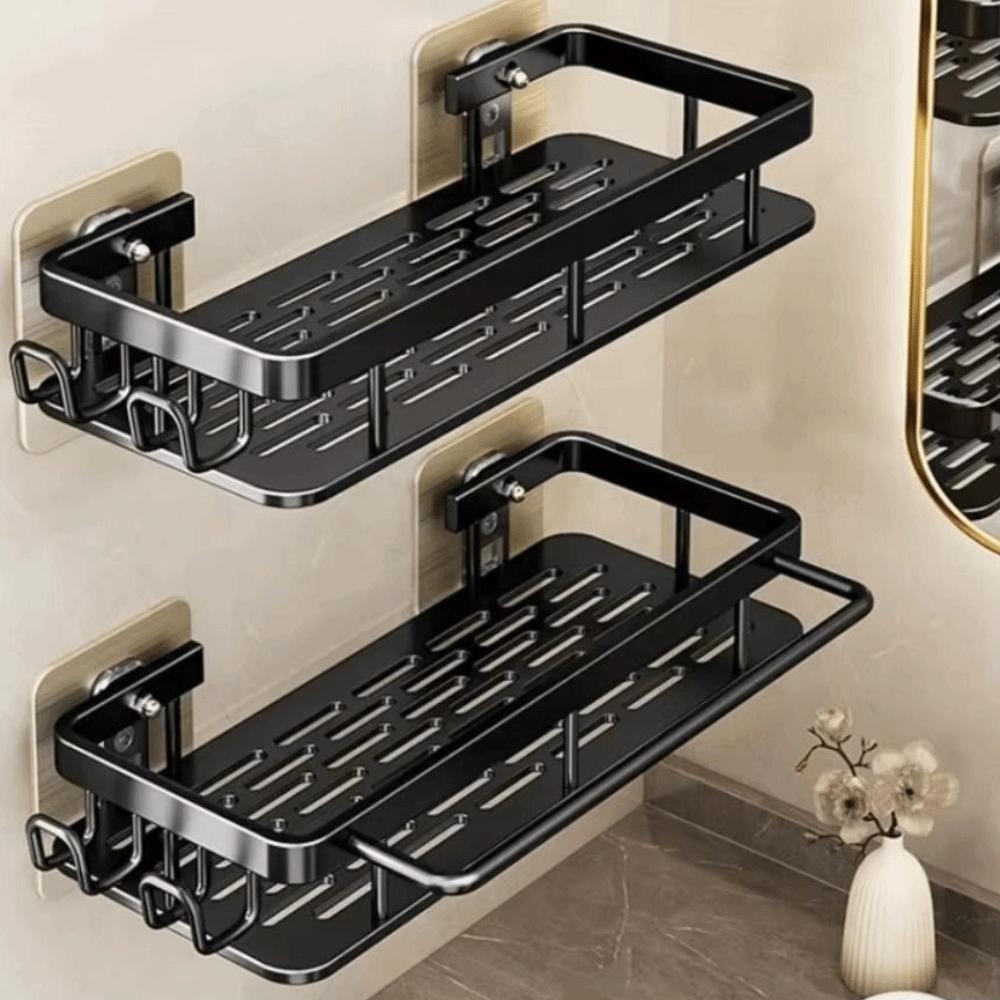 Waterproof Wall-Mounted Shelf Rack Thicken Cosmetic Storage Box Durable Toilet Shelf  Home