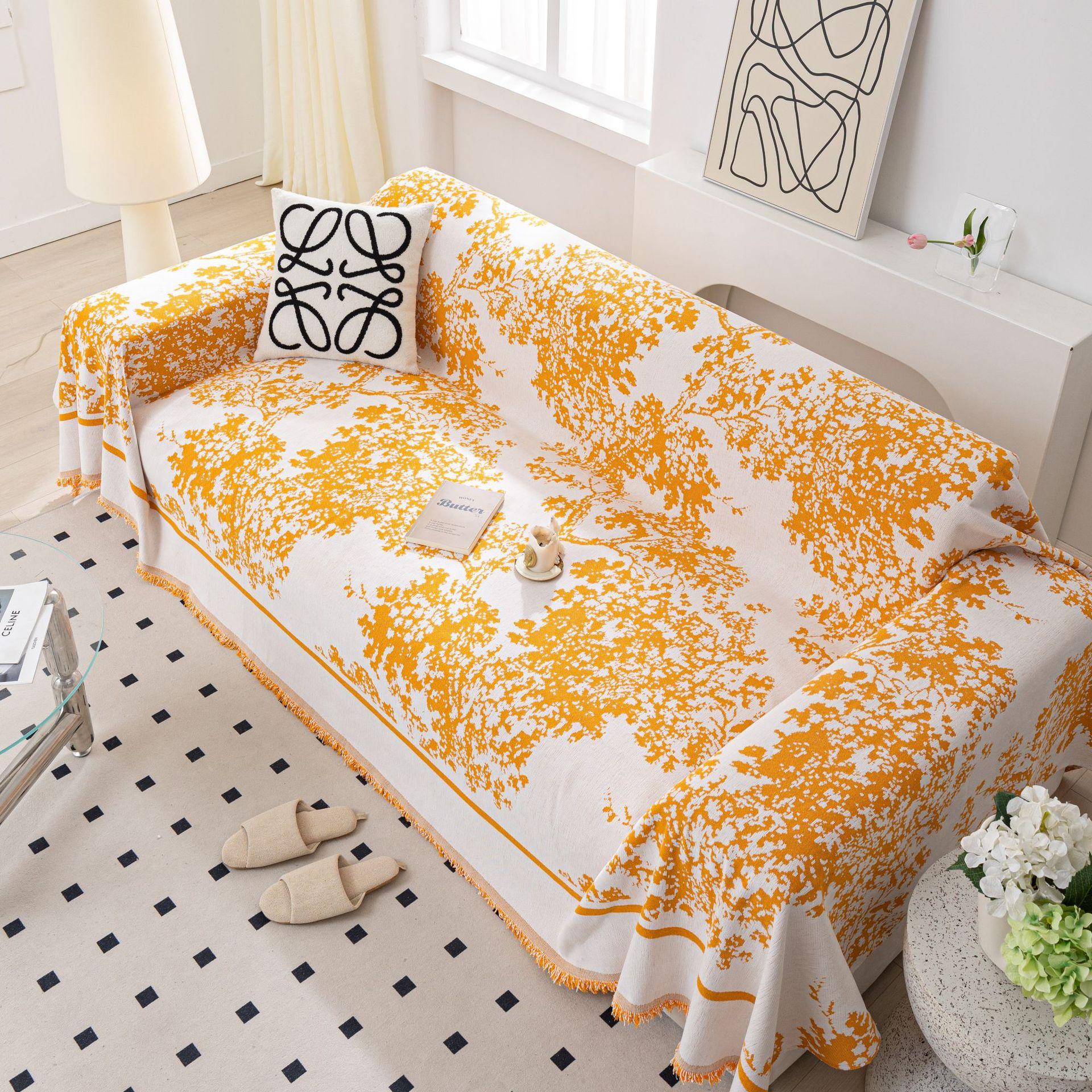 

Ткань для чехла на диван Four Seasons, универсальное полотенце для дивана, подушка с защитой от кошачьих царапин, полное покрытие, универсальное универсальное одеяло для дивана, стиль Ins 180*130cm