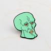 Creative SpongeBob Squidward Jacket Badge