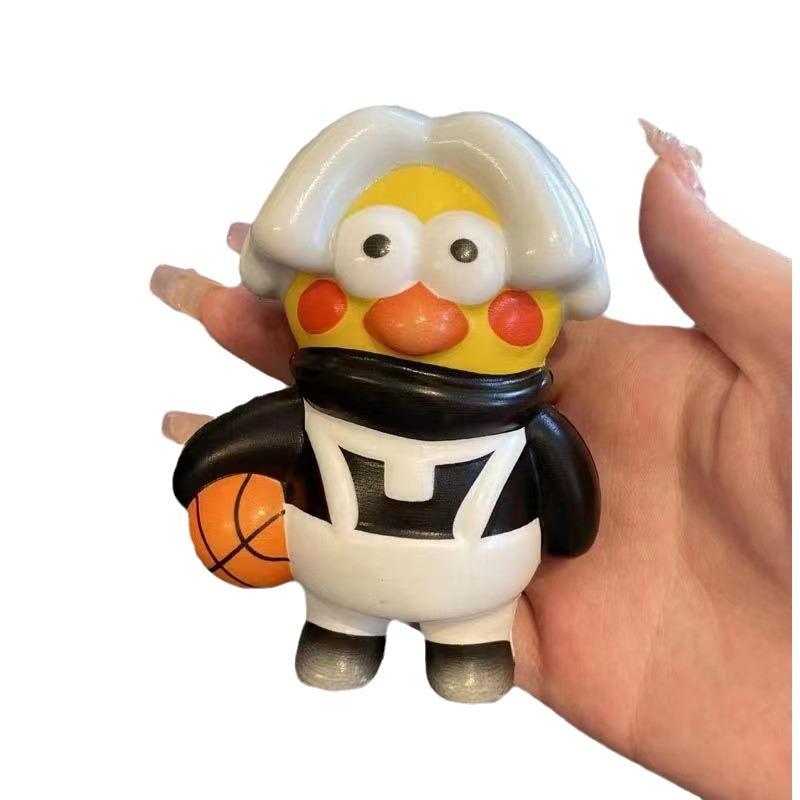 Beautiful Chicken Slow Rebound Toy Doll - Little Black Child Ikun Kunkun Car Ornament, Internet Celebrity Toy.