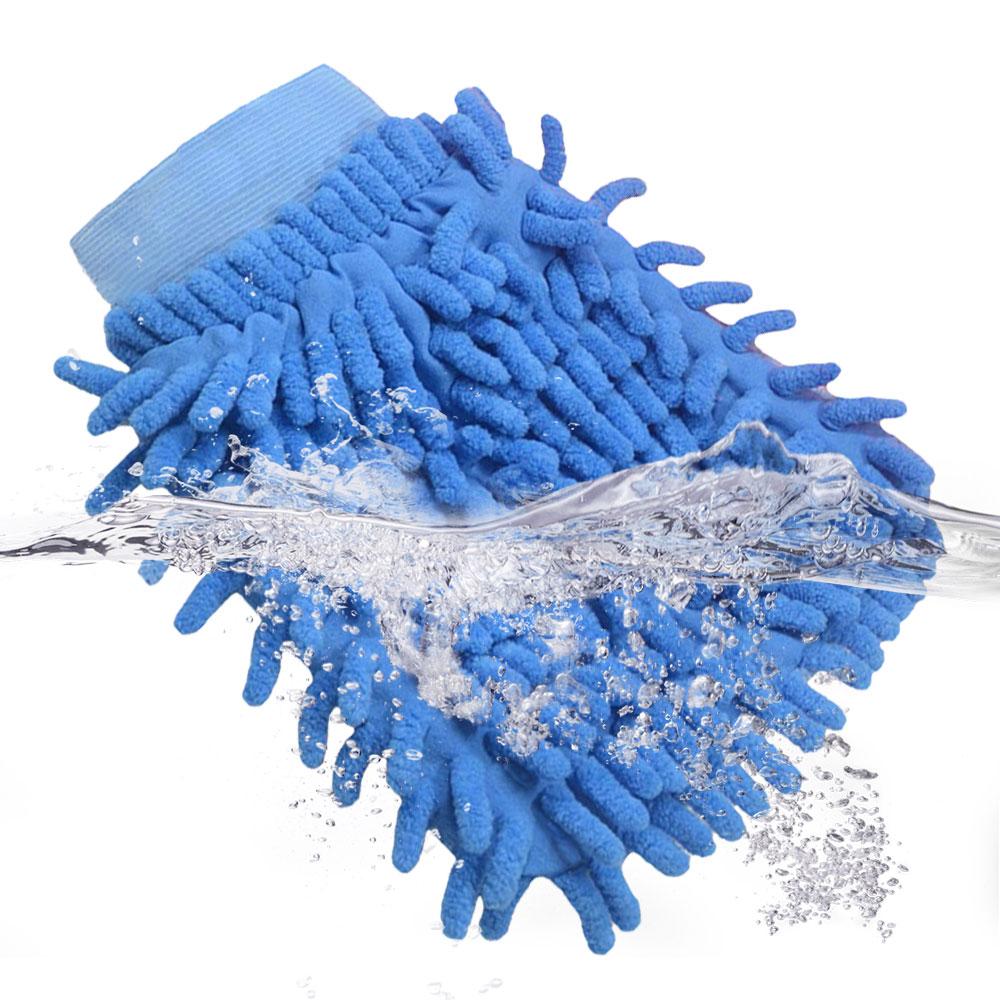 Car Wash Towels Microfiber Chenille Car Cleaning Towel Mitt Glove Soft Drying Cloth Hemming Wash Towel Water Suction Clearner