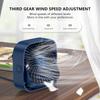 K50 Mini USB Desk Fan 3 Speed Adjustable Silent Cooling Portable Office Desktop Fan USB Powered 4 Colors Home Dorm Tabletop