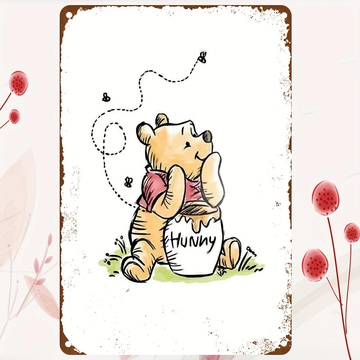 

Miniso Disney Winnie the Pooh Tigger Tin Sign Decor Wall Decor Art Wall Mural Room Decoration Decor Metal Sign Plate Bar Posters 20x30cm（7.8x11.8inch）