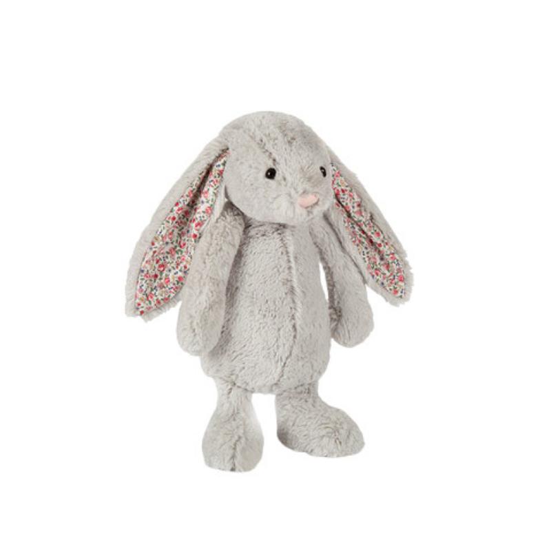 JELLYCAT Bonnie Rabbit Blossom Silver Flower Ears Soothing Doll Plush Doll 13cm/18cm/31cm/36cm Height
