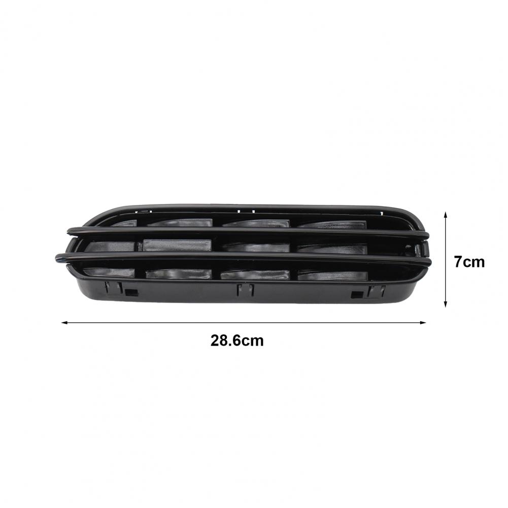 2Pcs Side Fender Air Flow Vent Grill Gloss Black Side Fender Vent Grill Modified Parts for BMW 5 Series M5 E39 E60 E61 1991-2010