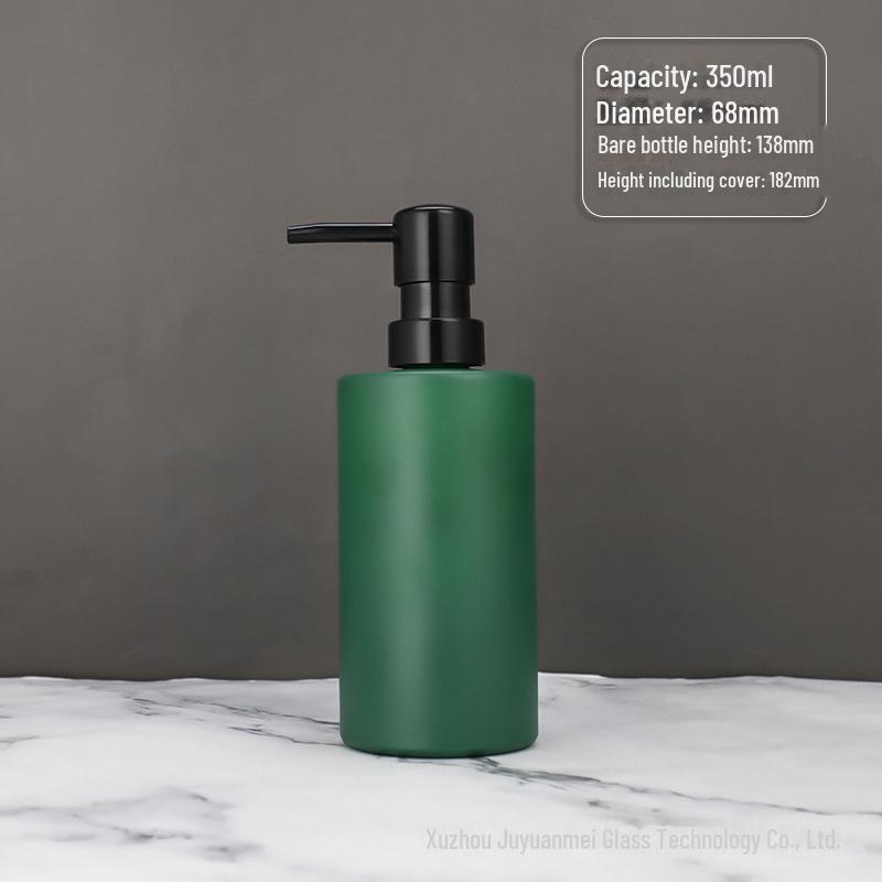 Nordic Style Glass Lotion & Soap Bottle for Home, Hand Sanitizer, and Hotel Shower Gel