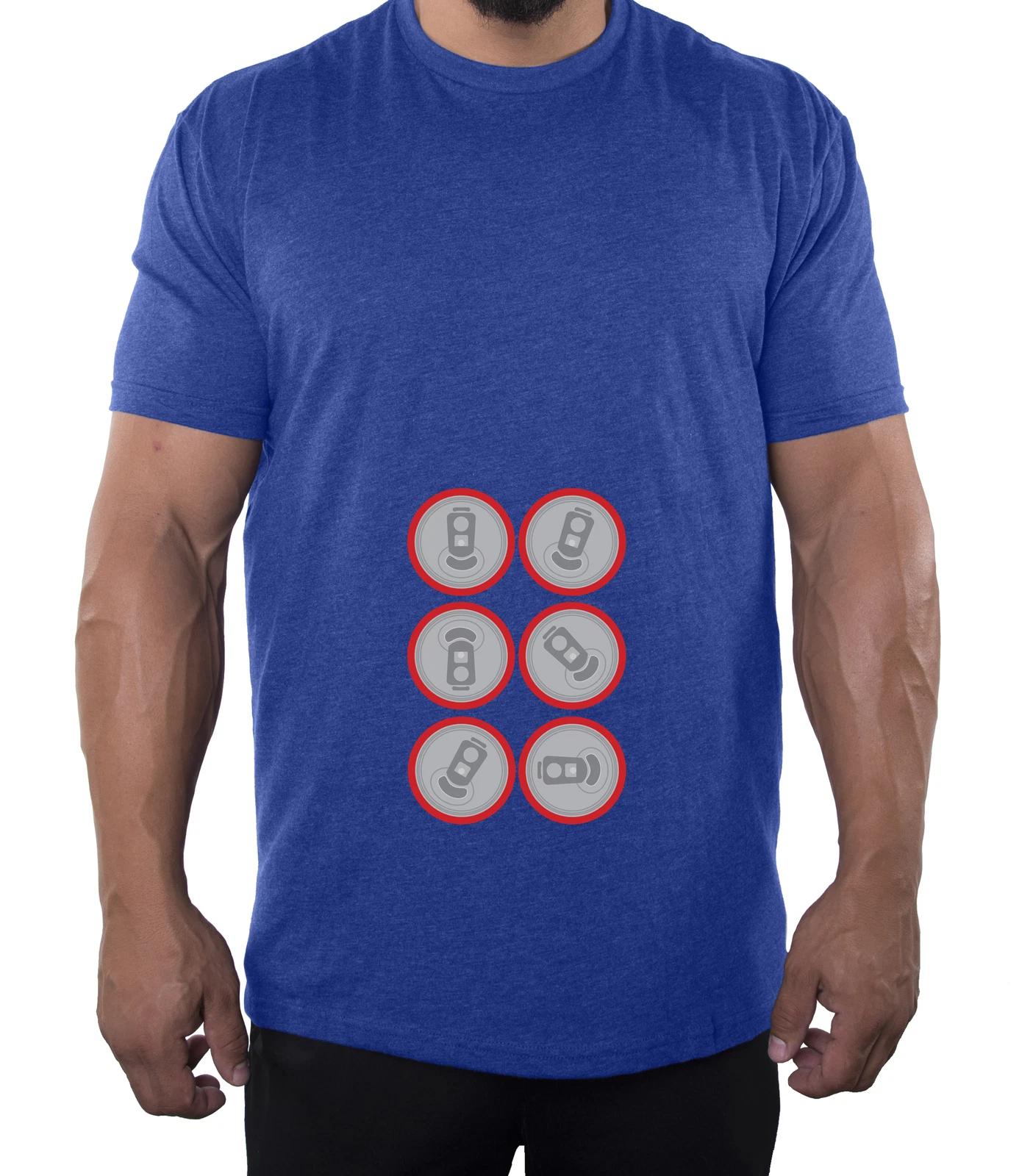 Six pack Beer T-Shirt for Men, Funny Drinking Shirt, Men s Tees M