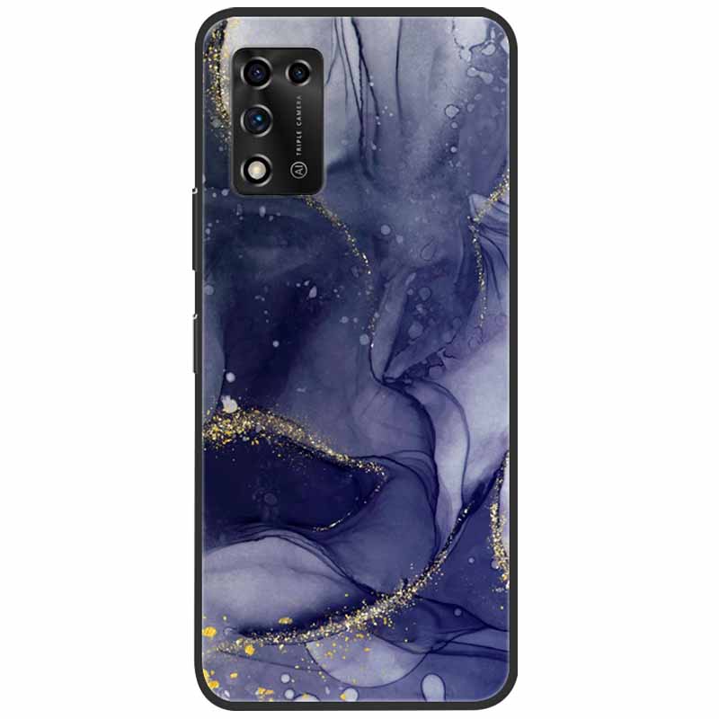 For ZTE Libero 5G II Case Marble Soft Silicone Protective Back Covers for ZTE Libero 5G III A202ZT 2022 5GIII Flower Coque TPU