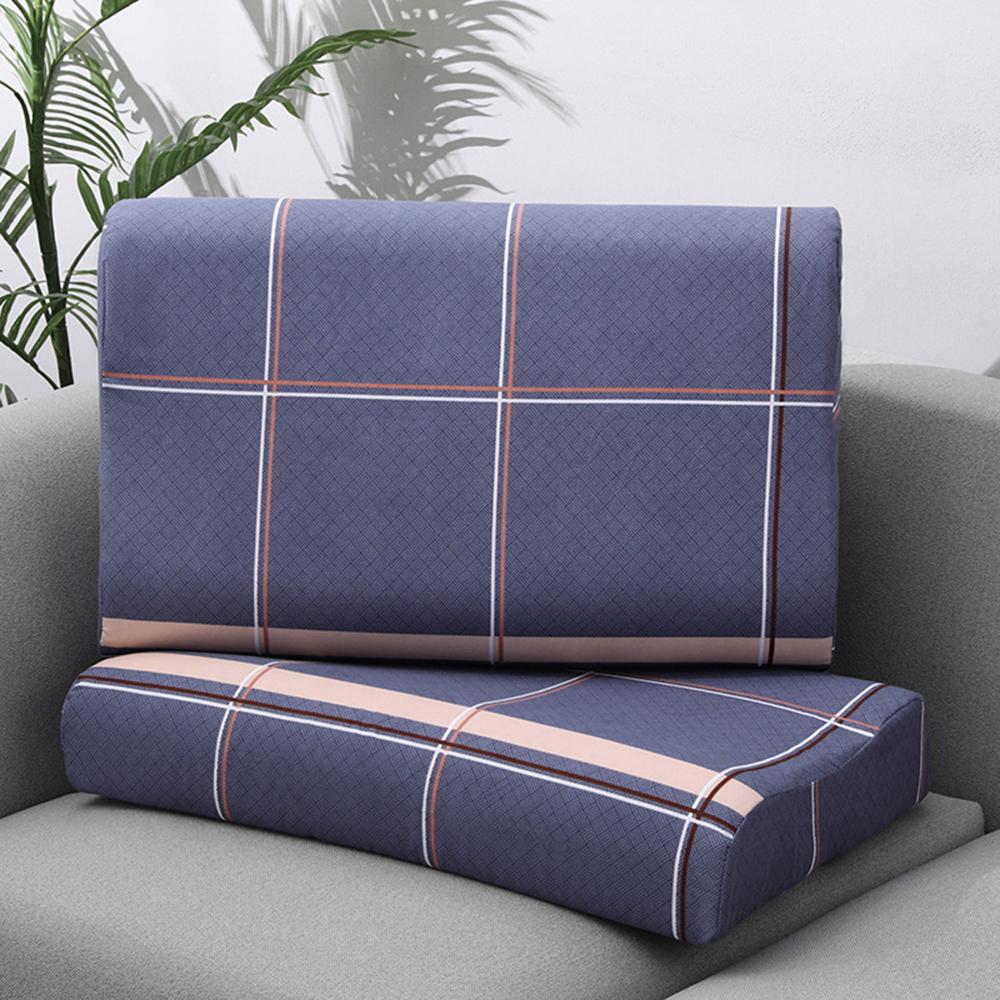 2 Pcs Washable Latex Pillow Pillowcases for Adults and Children Latex Printed Pillowcases