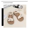 2026 Summer Girls' Bow Beach Sandals - Princess Open-Toe Shoes for Little Girls