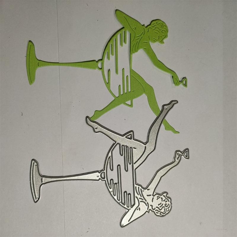 Dancing Girl Metal Cutting Dies Scrapbooking Stencils Die Cuts Card Embossing DIY Album Photo Template Molds Decorations