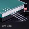 3PCS Nail Art Design Set Dotting Painting Drawing Brush Pen Nail Art Transparent Crystal Rod Pen