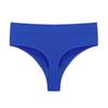 Seamless Ribbed Mid-Waist Cotton Thong (M-3XL)