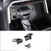 3pcs ABS Carbon Fiber Style Gear Shift KNOB  Cover Trim For Toyota Tundra +
