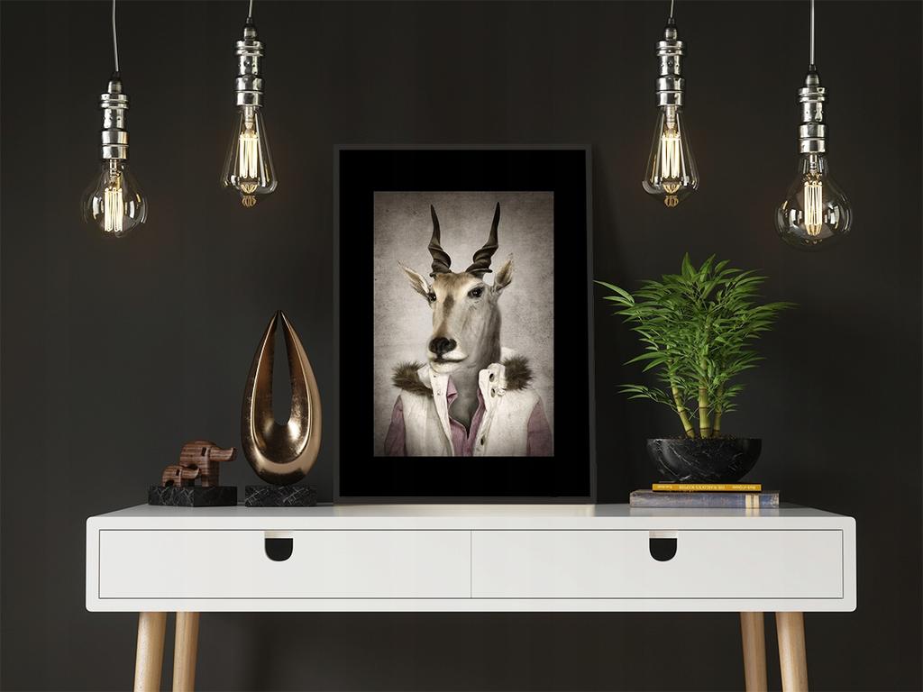 Picture poster In a frame 43x33 cm Kozioł P775