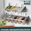 Jingbaodi Stainless Steel Wall-Mounted Spice Box Set