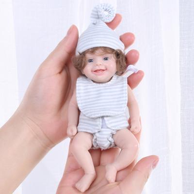 6’’ Life Like Reborns Doll Toy Figure Interaction Fullbody Silicone Newborns Doll That Looks Real with EyesOpened