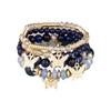 Bohemian bracelet creative tassel multi-layer beaded bracelet