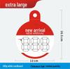 Discount Promotion Tag for Clothing & Accessories Display Stand