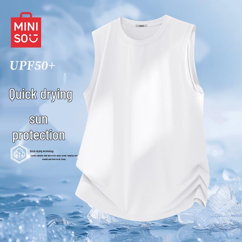 MINISO Men s Summer Sports Casual Cooling Sleeveless Vest L