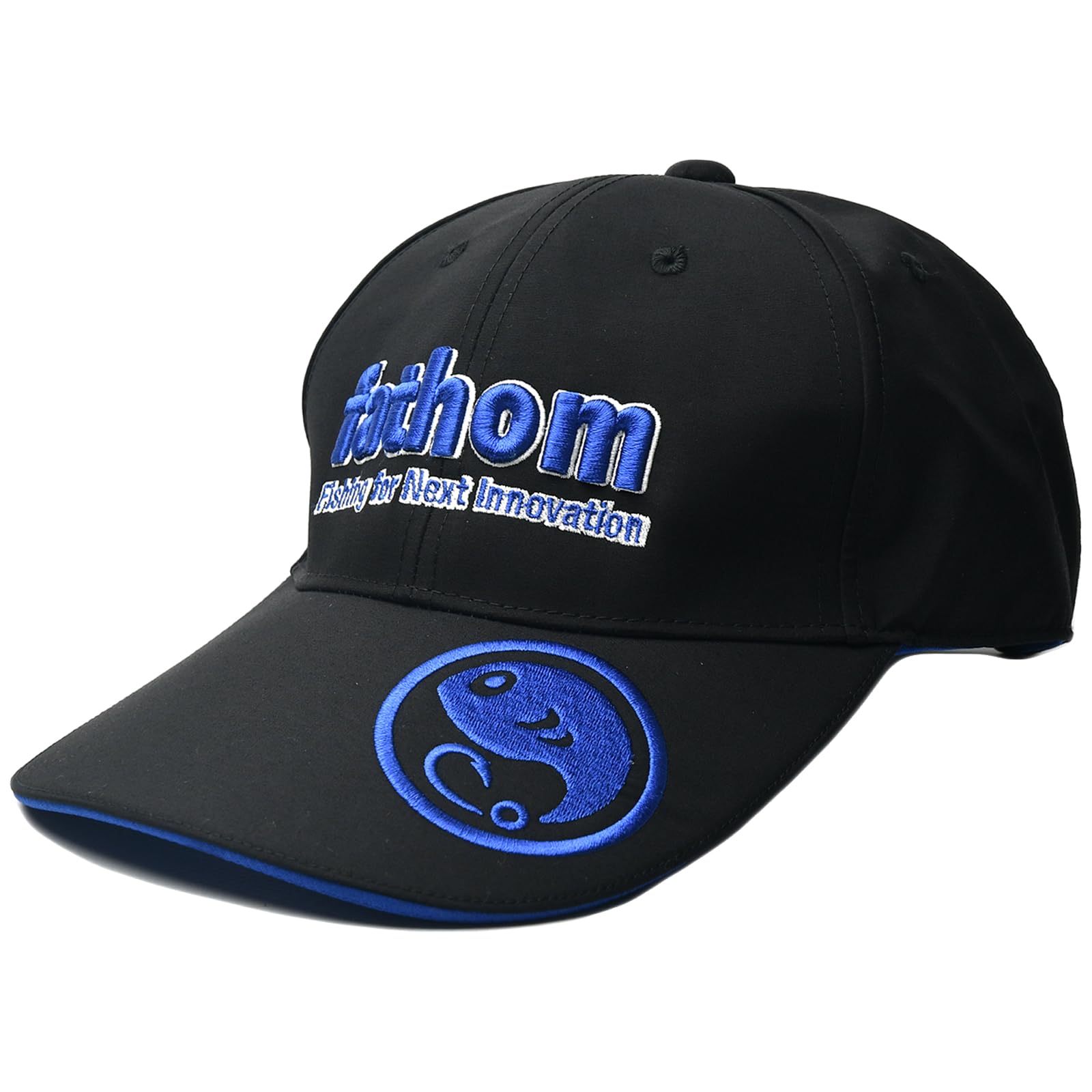 

[Fathom] Fishing Cap, Breathable, Waterproof, Water Repellent, 3D Logo, Blue