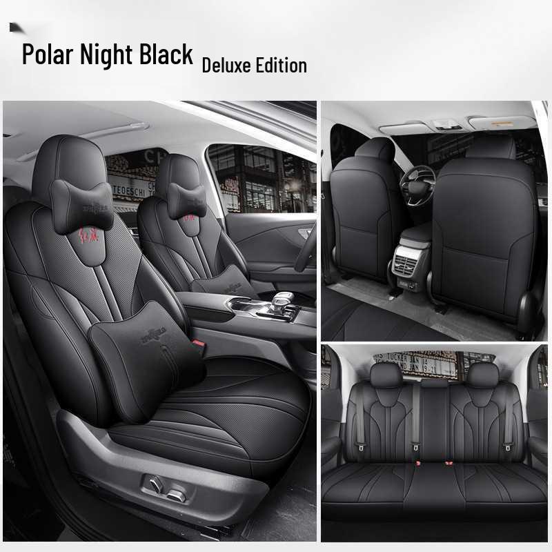2025 Hongqi EQM5 Breathable Full Coverage Car Seat Covers, Special Fit for Model 610km PLUS.