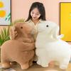 40/50cm Goat Plush Toy Fluffy Lovely Animal Doll Plushies Sofa Pillow Ornament Soft Simulation Stuffed Animal Doll Plush Pillow Home Decoration