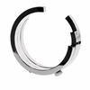 Circular Metal Decorative Sculpture Modern for Console Tables, Office Styling