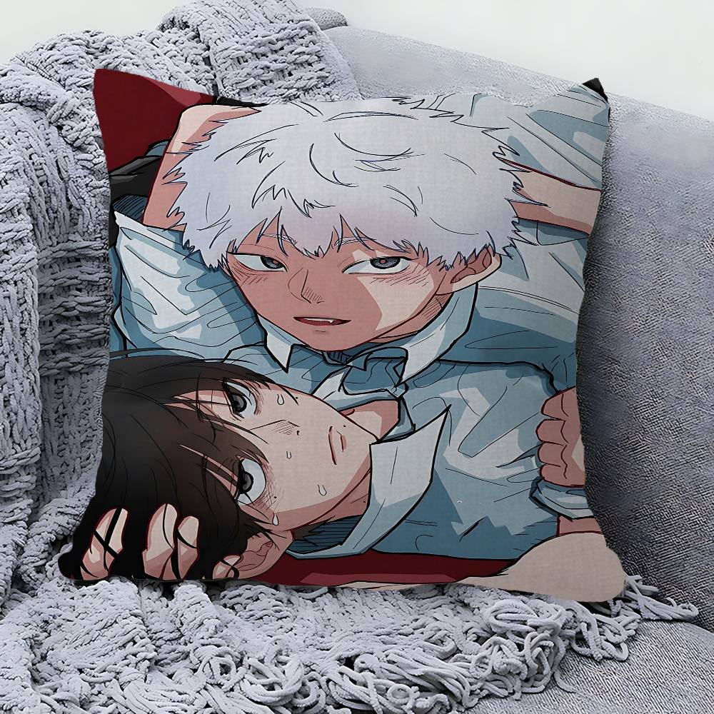 Anime The Summer Hikaru Died Cushion Cover Pillow Cover Decor Pillowcase Printed Cushion Case For Couch