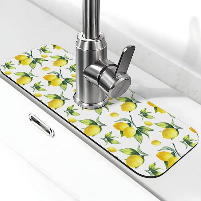 Badezimmerarmatur Ablass- und Wasserabsorptionsmatte für Waschbecken und Arbeitsplatten