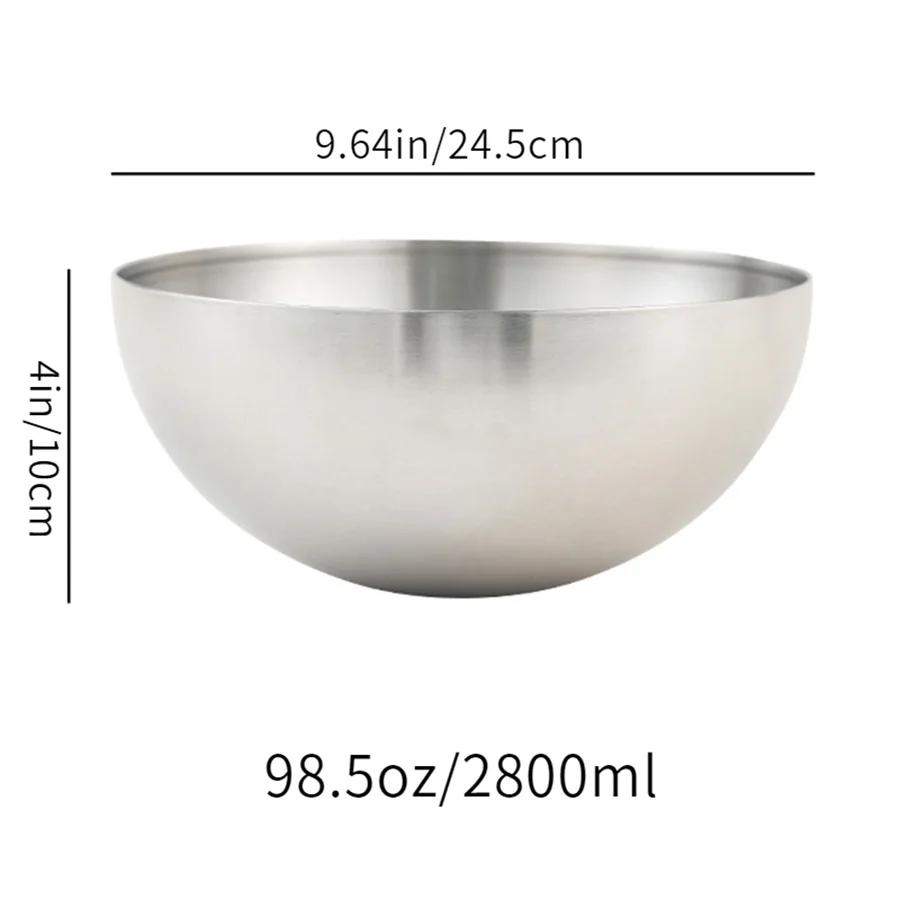 Multi Functional Stainless Steel Vegetable Bowl, Egg Mixing Bowl, Drain Basket, Soup Basin, Kitchen Cooking And Storage Tool