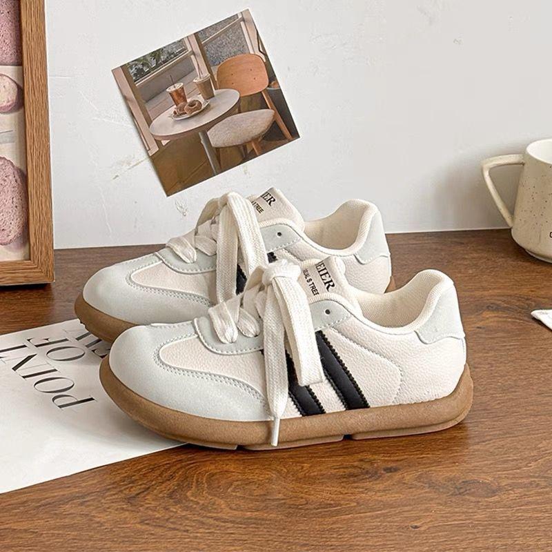 Casual sports single shoes women's autumn new versatile flat baseplate shoes lightweight