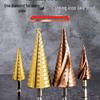 Universal Stainless Steel Pagoda Step Drill Bit Set for Woodworking & Metal