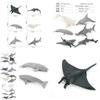 Pvc Ocean Life Dolphin Devil Fish Beluga Shark Realistic Model Collectible Display Figurine