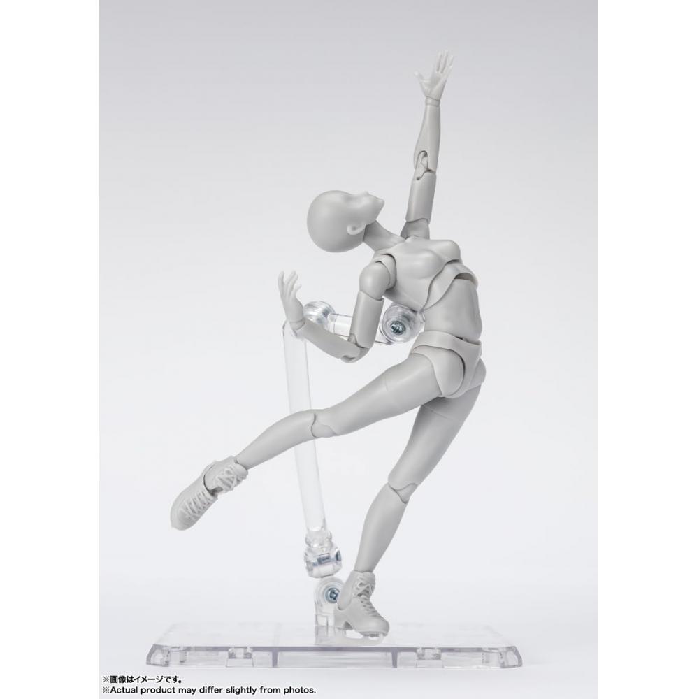 S.H.Figuarts Body-chan -Sports- Edition DX SET (Gray Color Ver.) Approx. 135mm PVC&ABS Painted Movable Figure