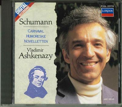CD SCHUMANN HUMORESKE - Carnival / V. Ashkenazy F35L20178 POLYDOR Japan Classical Used